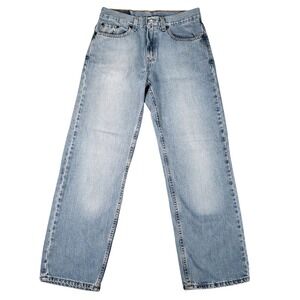 Levi's 577 Women 8 (Fits 30x29) Loose Fit Lower Rise Jeans Light Wash Made USA